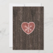 ウッドスター素朴&ハートリハーサルディナー 招待状 (裏面)