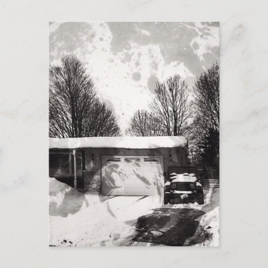 ウッドストックの冬 ポストカード (正面)