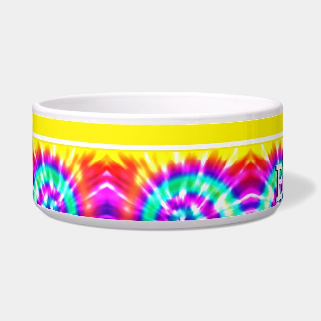 ウッドストックヒッピーボホスタイルカラフルタイカスタム ボウル (左)