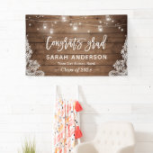 ウッドストリングラ素朴イトレース卒業パーティー 横断幕 (インサイチュ)