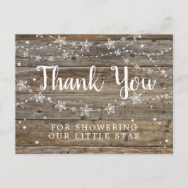 ウッドストリ素朴ングスターズ赤ちゃんシャワー ポストカード