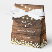 ウッドストリ素朴ングライトベビーの息とレース フェイバーボックス (正面サイド)