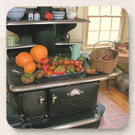 ウッドストーブのコースター コースター (正面)