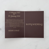 ウッドスネーク誕生日 カード (内部)