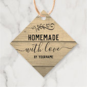 ウッドスファンシークリプト自家製ラブビジネス フェイバータグ (正面)