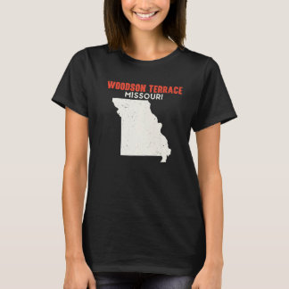 ウッドソンテラスミズーリUSA州アメリカトラベル Tシャツ