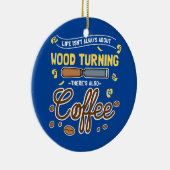 ウッドターナーの木返しデザイン セラミックオーナメント (右)