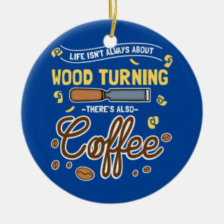 ウッドターナーの木返しデザイン セラミックオーナメント