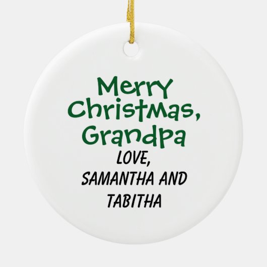 ウッドターナーギフト木版画店の漫画ユーモア セラミックオーナメント (裏面)