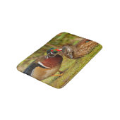 ウッドダックの美しい感動的な瞬間 バスマット (アングル)