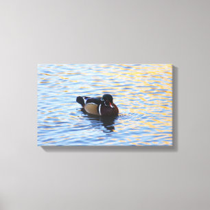 ウッドダックキャンバスアート キャンバスプリント