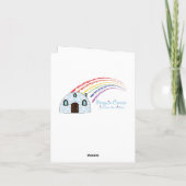 ウッドダックサンキューノテカー空白のド サンキューカード (裏面)