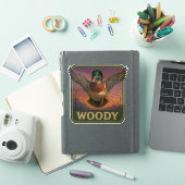 ウッドダックステッカー シール (iPadカバー)