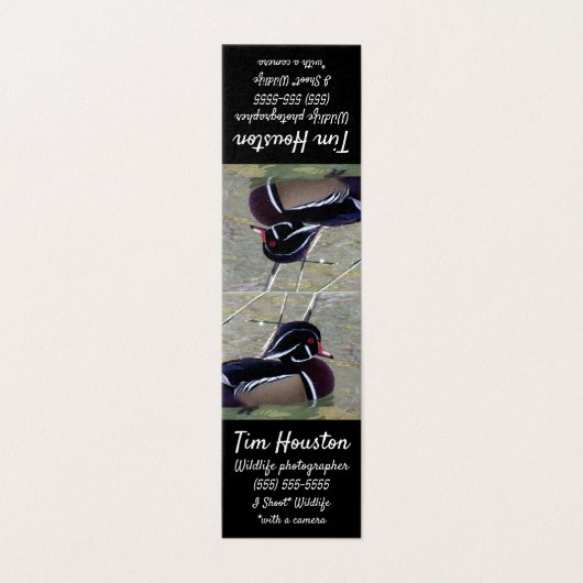 ウッドダックドレイク 名刺 (外部フラット)