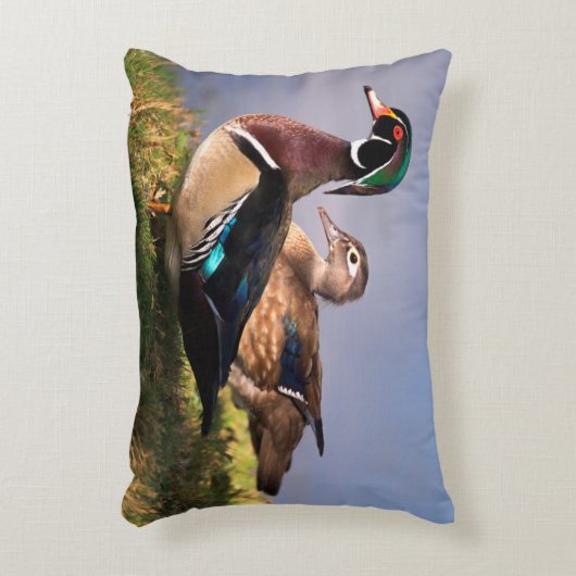 ウッドダック・レイクサイド アクセントクッション (正面(垂直))