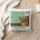 ウッドチおもしろいック物理装飾用クッションボトルby Ric クッション (ブランケット)