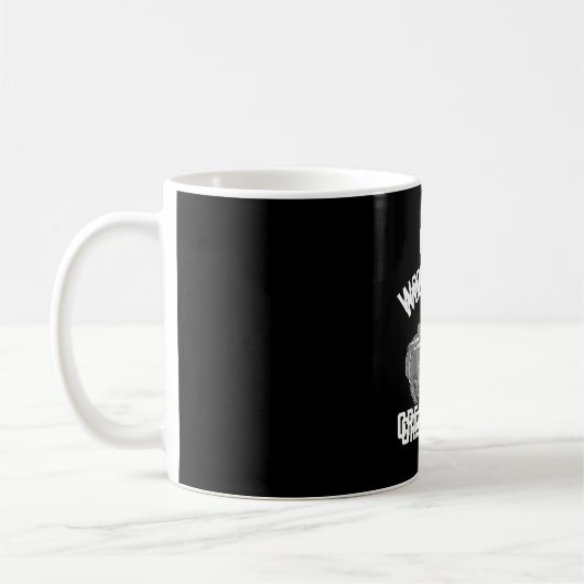 ウッドチッパーを再び偉大に コーヒーマグカップ (左)