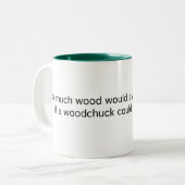 ウッドチャックかどの位 ツートーンマグカップ (正面左)