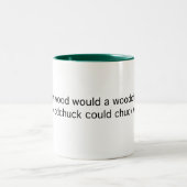 ウッドチャックかどの位 ツートーンマグカップ (中央)
