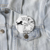 ウッドチャックのサンドイッチ猫の漫画のジャム 缶バッジ (インサイチュ)