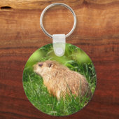 ウッドチャック~キーチェーン キーホルダー (正面)