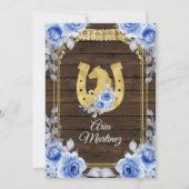 ウッドチャロ – ネイビーバラプリンセスミクリン 招待状 (裏面)