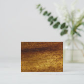 ウッドチーク名刺 名刺 (スタンド正面)