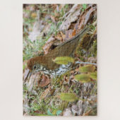 ウッドツグミ ジグソーパズル (縦)