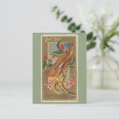 ウッドツグミ ポストカード (スタンド正面)