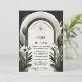 ウッドツリーフォレストバ素朴ンファームアーチ結婚ズ 招待状 (スタンド正面)