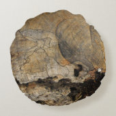 ウッドテクスチャフォトラウンドスロークッション ラウンドクッション (裏面)