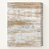 ウッドテクスチ素朴アディアウッドランドモノグラムレシピ ノートブック (裏面)