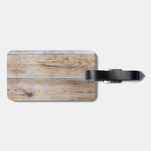 ウッドデザインラゲッジタグ ラゲッジタグ (裏面横)