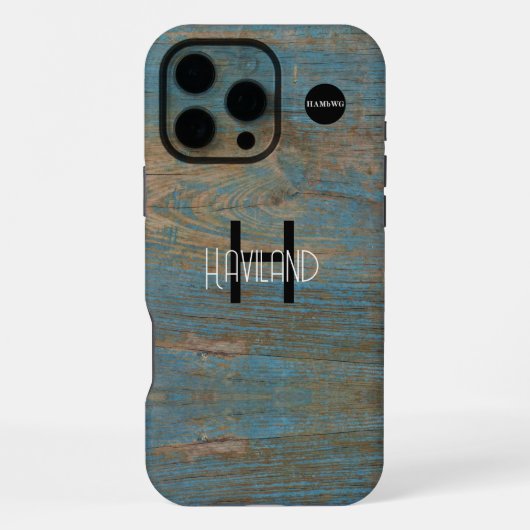 ウッドデザイン携帯電話ケースHAMbWG iPhoneケース (裏面)