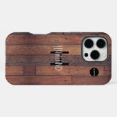 ウッドデザイン携帯電話ケースHAMbWG iPhoneケース (裏面横)