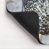 ウッドデッキのチキン、シルバーレースワインドット マウスパッド (コーナー)