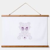 ウッドトップウォールタペストリカスタムー – デコール 吊り下げ型タペストリー (正面3)