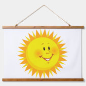 ウッドトップウォールタペストリーサンシャイン 吊り下げ型タペストリー (正面)