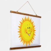 ウッドトップウォールタペストリーサンシャイン 吊り下げ型タペストリー (傾斜あり)