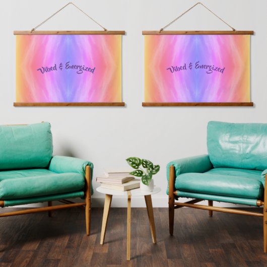 ウッドトップウォールタペストリーバイベッド&エナジー 吊り下げ型タペストリー (リビング)