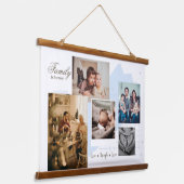 ウッドトップウォールタペストリーファミリーフォーエバー 吊り下げ型タペストリー (傾斜あり)