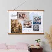 ウッドトップウォールタペストリーファミリーフォーエバー 吊り下げ型タペストリー (寝室)