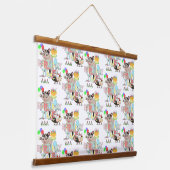 ウッドトップウォールタペストリーポッサム誕生日 吊り下げ型タペストリー (傾斜あり)