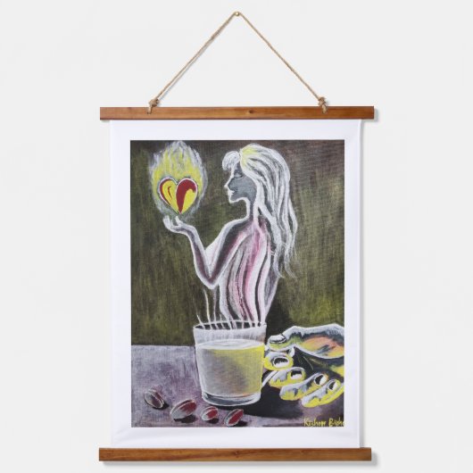 ウッドトップウォールタペストリー2 吊り下げ型タペストリー (正面)