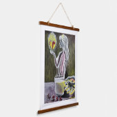 ウッドトップウォールタペストリー2 吊り下げ型タペストリー (傾斜あり)