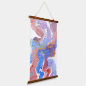 ウッドトッユニークトトップウォールタペストリー 吊り下げ型タペストリー (傾斜あり)