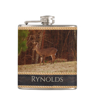 ウッドトー素朴ンスタッグ/バックディアカモフラージュ フラスク