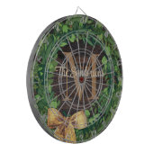 ウッドトー素朴ンリースモノグラム ダーツボード (正面左)