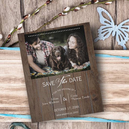 ウッドドッグ素朴フォトお洒落タイポグラフィ