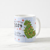 ウッドドラゴンブルー コーヒーマグカップ (正面右)